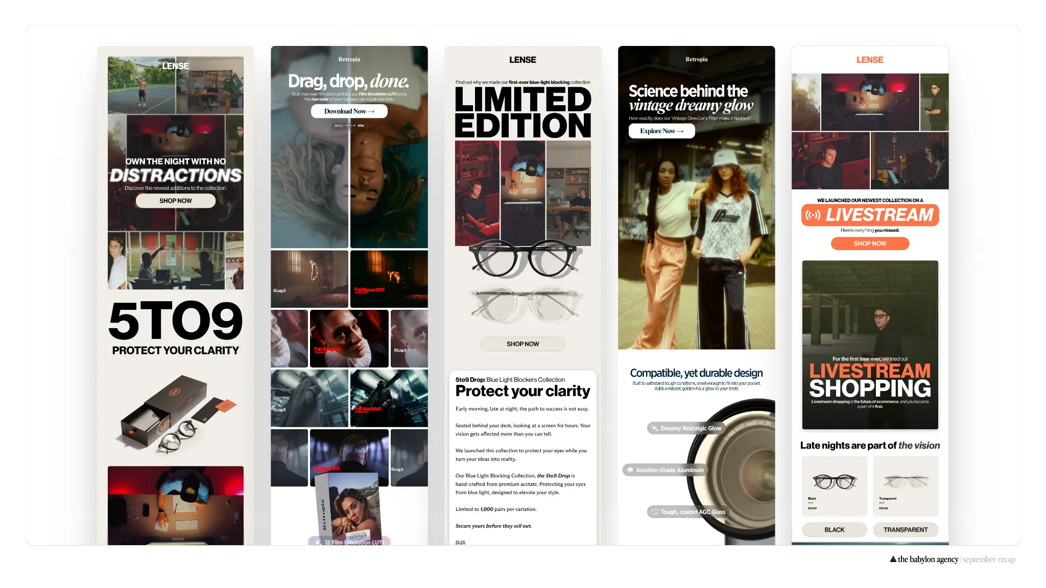 Email design example 1