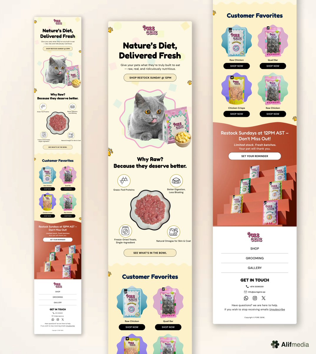 Email design example 4