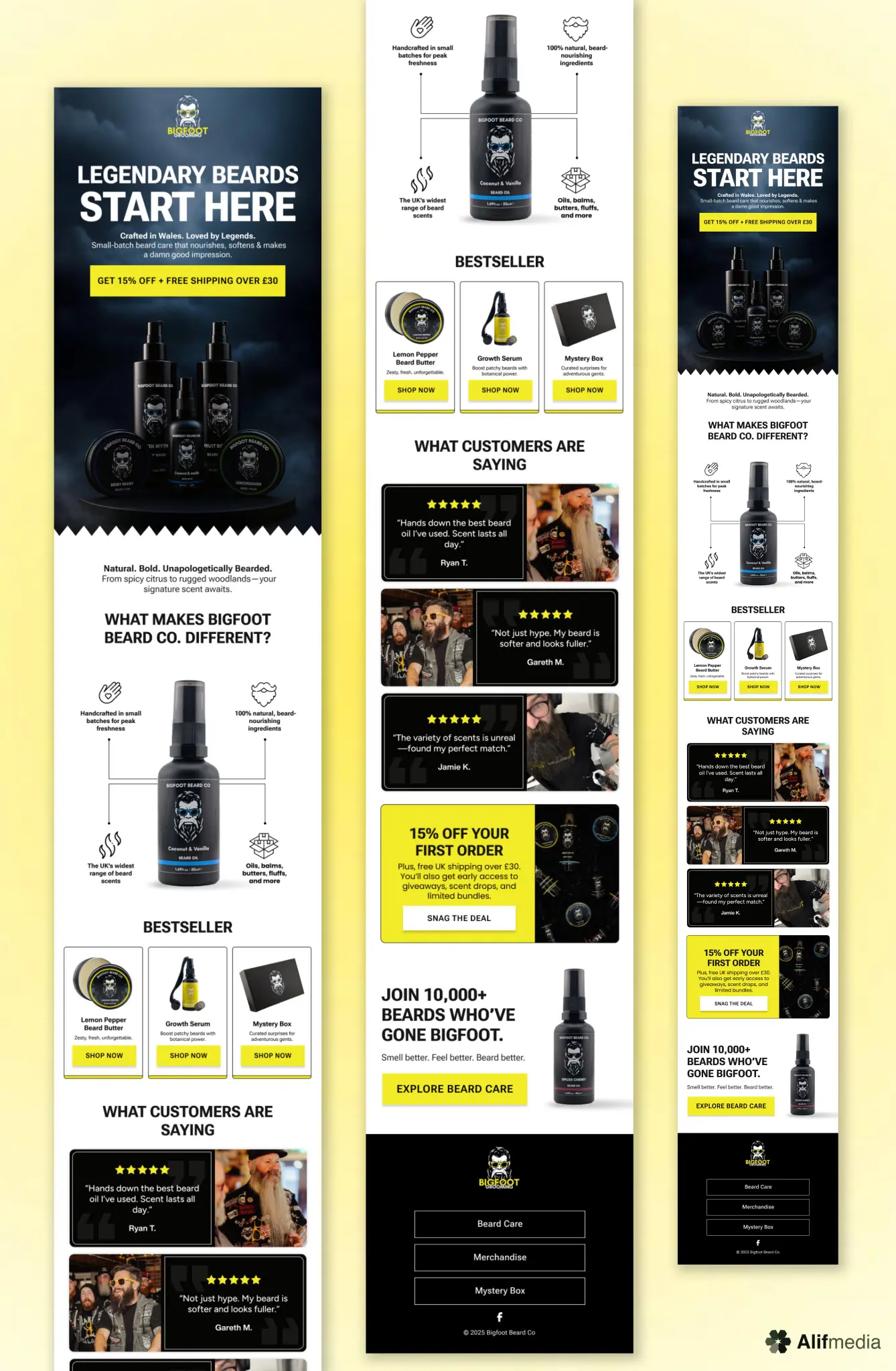 Email design example 8